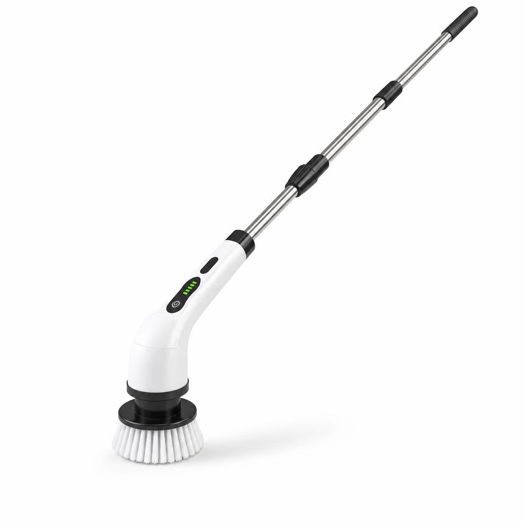Cepillo eléctrico giratorio DolksMan inalámbrico con mango extensible
